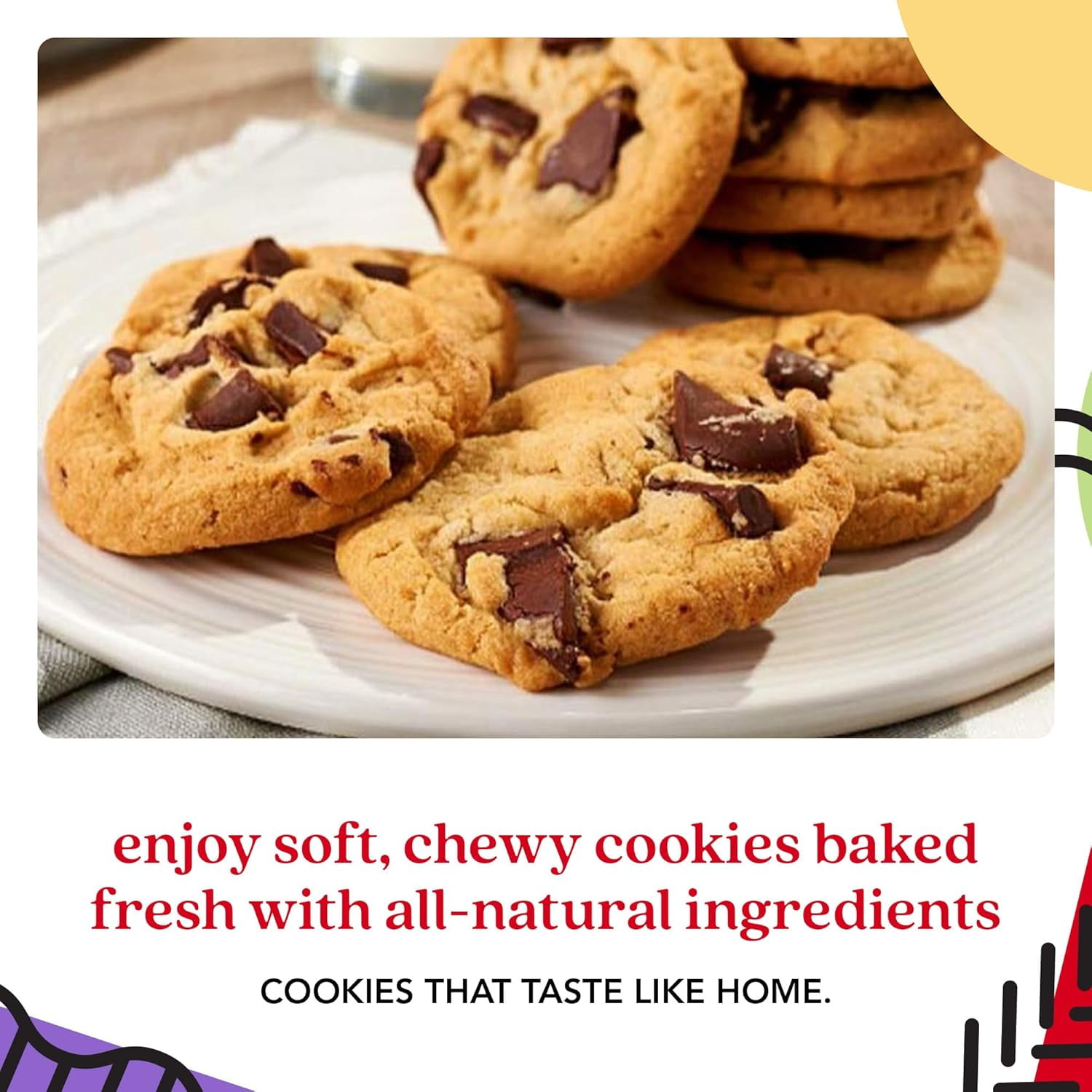 David's Cookies Handmade & Freshly Baked Cookies, Chocolate Chunks, 2 lbs