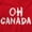Red, variant on Oh Canada National Anthem CAN Native Zip Up Hoodie Men's Women's Brisco Brands M