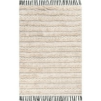 nuLOOM Emerita Tassel Shag Area Rug, 9' x 12', Beige