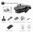 thumbnail image 1 of XYRC 2023 nuevo Mini Drone 4K 1080P HD Cámara WiFi Fpv presión de aire mantenimiento de altitud negro y gris plegable Quadcopter RC Dron juguete Tan Jianjun unisex, 1 of 2