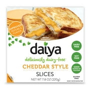Daiya Cheddar Style Cheese Slice, 7.8 Ounce -- 8 per case