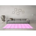 thumbnail image 3 of Ahgly Company Indoor Rectangle Solid Pink Modern Area Rugs, 5' x 8', 3 of 4