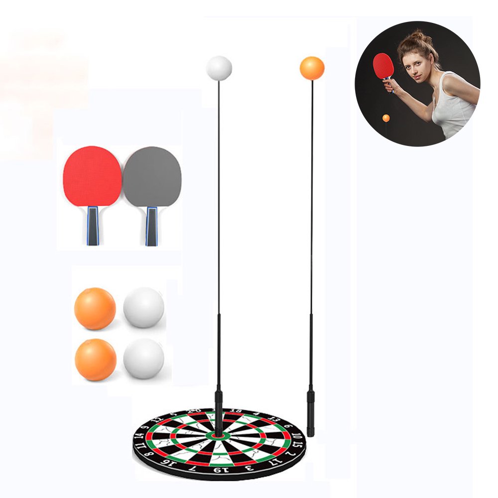 Table Tennis Trainer Elastic Soft Shaft Adjustable Rebound Shaft Ping