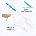 thumbnail image 2 of ACDANC 300 Pieces Dual-Use Interdental Brushes Soft Silicone,Disposable Dental Picks,Premium Dental Floss Picks for Effective Teeth Cleaning (200Pcs Green+100Pcs Blue), 2 of 7