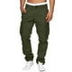 thumbnail image 2 of Pantalones cargo para hombre, pantalones informales para senderismo - Algodón, múltiples bolsillos, corte holgado, 2 of 4