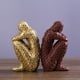 thumbnail image 4 of Decoración hogareña Gwong abstracto pensador estatua impermeable resina inspiración artística pensador escultura patrio decoración Gwong 21075783, 4 of 6