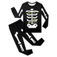 thumbnail image 5 of shoper Boys Pajamas Outfits 2 Piece for 2-8 Years Skeleton Print Long Sleeve Tees & Pants Pjs Set Halloween Casual Wear for Toddler Kids Clothes, 5 of 5