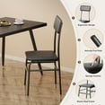 thumbnail image 2 of Aiho 5-Piece Kitchen Dining Table Set for 4 for Dining Room, Black, 2 of 9