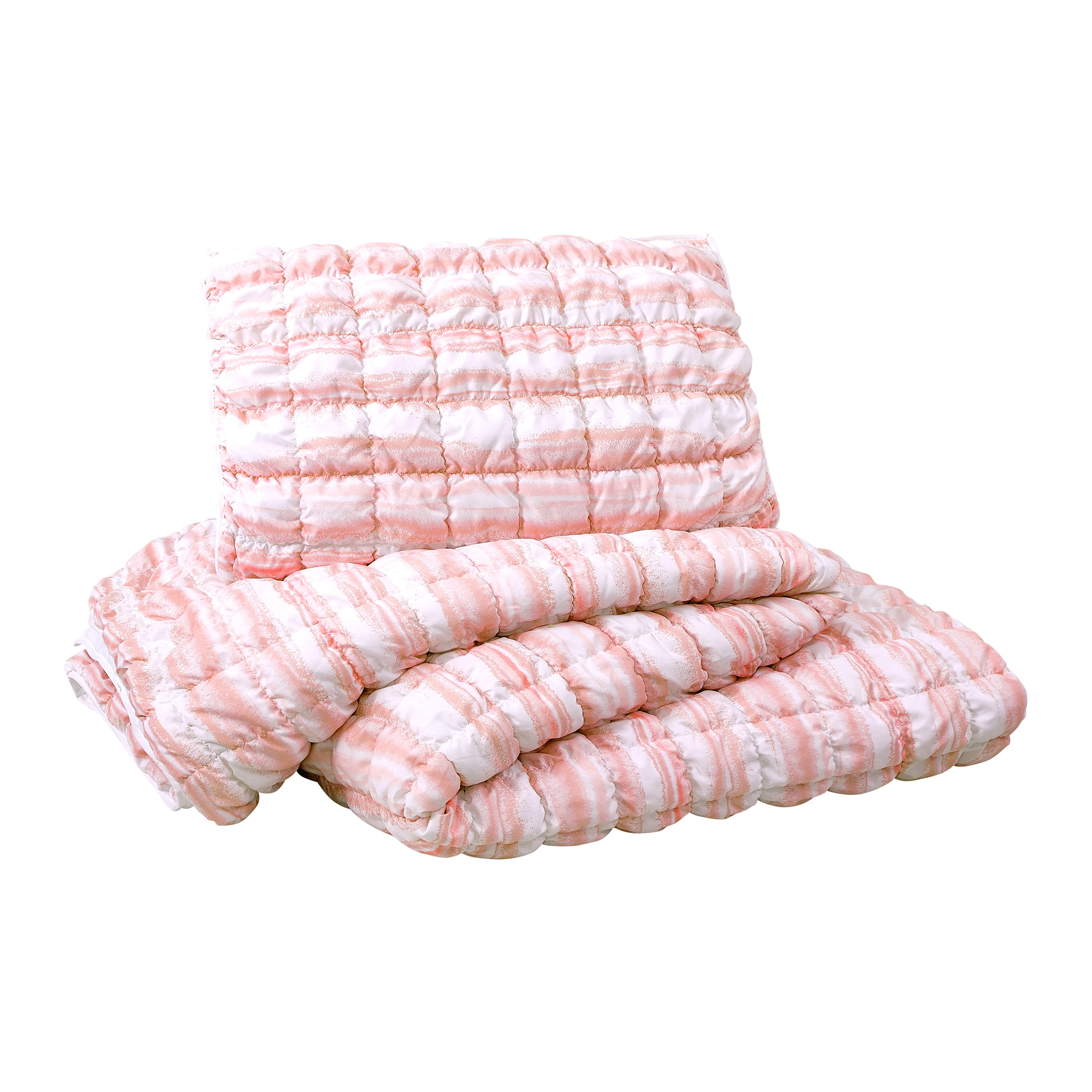 Urban Playground Kids and Teens Dreamy Clouds Marshmallow Pink 2-Piece Printed Quilt Set, Twin/Twin XL