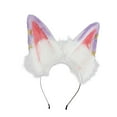 thumbnail image 3 of Sharprepublic Cat Ears Headband Comfortable Headpiece for Women Girls Daily wearing Makeup Purple, 3 of 8