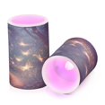 thumbnail image 2 of 2 PCS Flameless Candles with Remote Timer LED Battery Operated Flickering Candle Light for Wedding Table Home Decoration Gifts Fantasy Forest at Night, 2 of 7