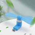 thumbnail image 6 of New Creative Mini Portable USB C Micro Fan Type-C Mobile Phone WHITE, 6 of 8
