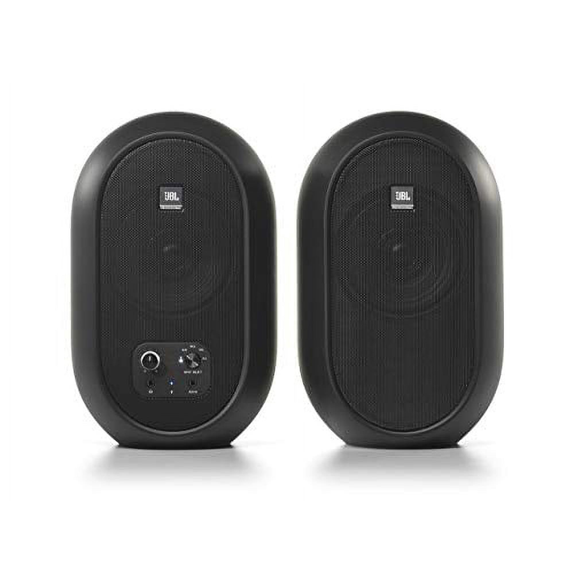 JBL Professional 104-BT 4.5 Inch Compact Desktop Reference Monitors with Bluetooth - Pair (Black)
