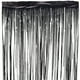 thumbnail image 1 of KAKOWELY 2 cortinas negras con flecos, guirnalda de flecos, fondo para fiesta, decoración de fiesta, 1 of 5
