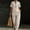 Light Ashy, variant on Linen Sets for Women 2 Piece Summer Sets Two Piece Sets for Women Dressy Classy Outfits for Women Dressy Outfits for Women Wide Leg Pants Sets for Women Dressy Matching Lounge Sets