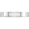 thumbnail image 2 of 10K White Gold 10Kw 4mm Ltw Flat Band Size 11.5 Made In United States 1wfll040-11.5, 2 of 5