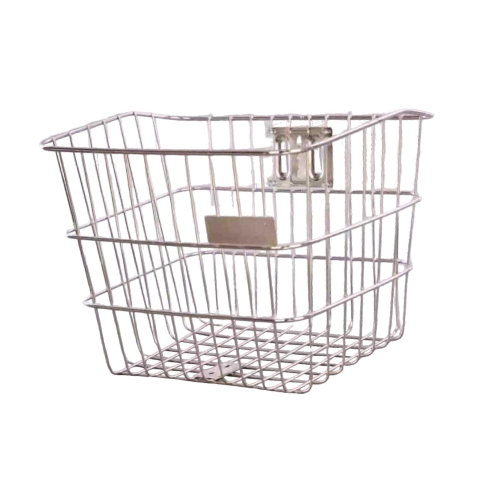 DimyFew Bicycle Basket Storage Basket Metal Practical Folding Bicycles Bike Front Basket Style C