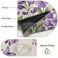 thumbnail image 6 of Hallway Runner Rugs 2.7x5 Ft, Purple Flowers Non Slip Area Rugs for Kitchen Bedroom Entryway, Butterfly Spring Floral Rustic Farmhouse Washable Carpet Runner Rug Floor Mats for Bedroom Home Decor, 6 of 8