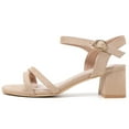 thumbnail image 2 of DADAWEN Women Chunky Sandals Open Toe Heels Nude Sandals Ankle Strap 8 US, 2 of 5