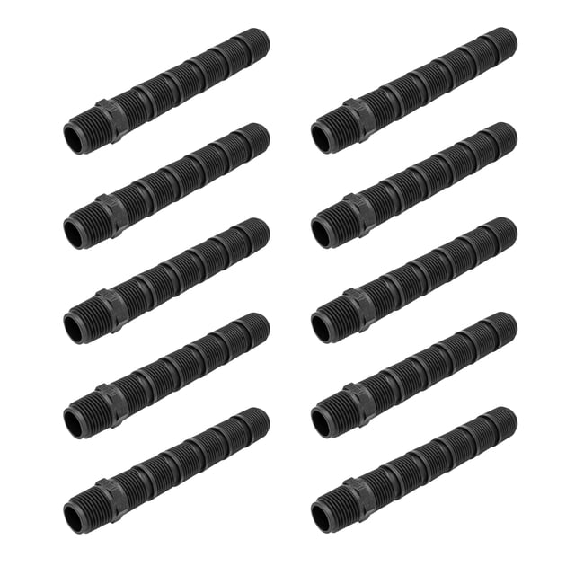 Paquete de 10 elevadores Orbit, 1,3 cm x 15 cm, color negro