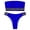 Royal Blue, variant on Cheers US Women's 2 Pieces Bandeau Bikini Swimsuits Off Shoulder High Waist Bathing Suit High Cut