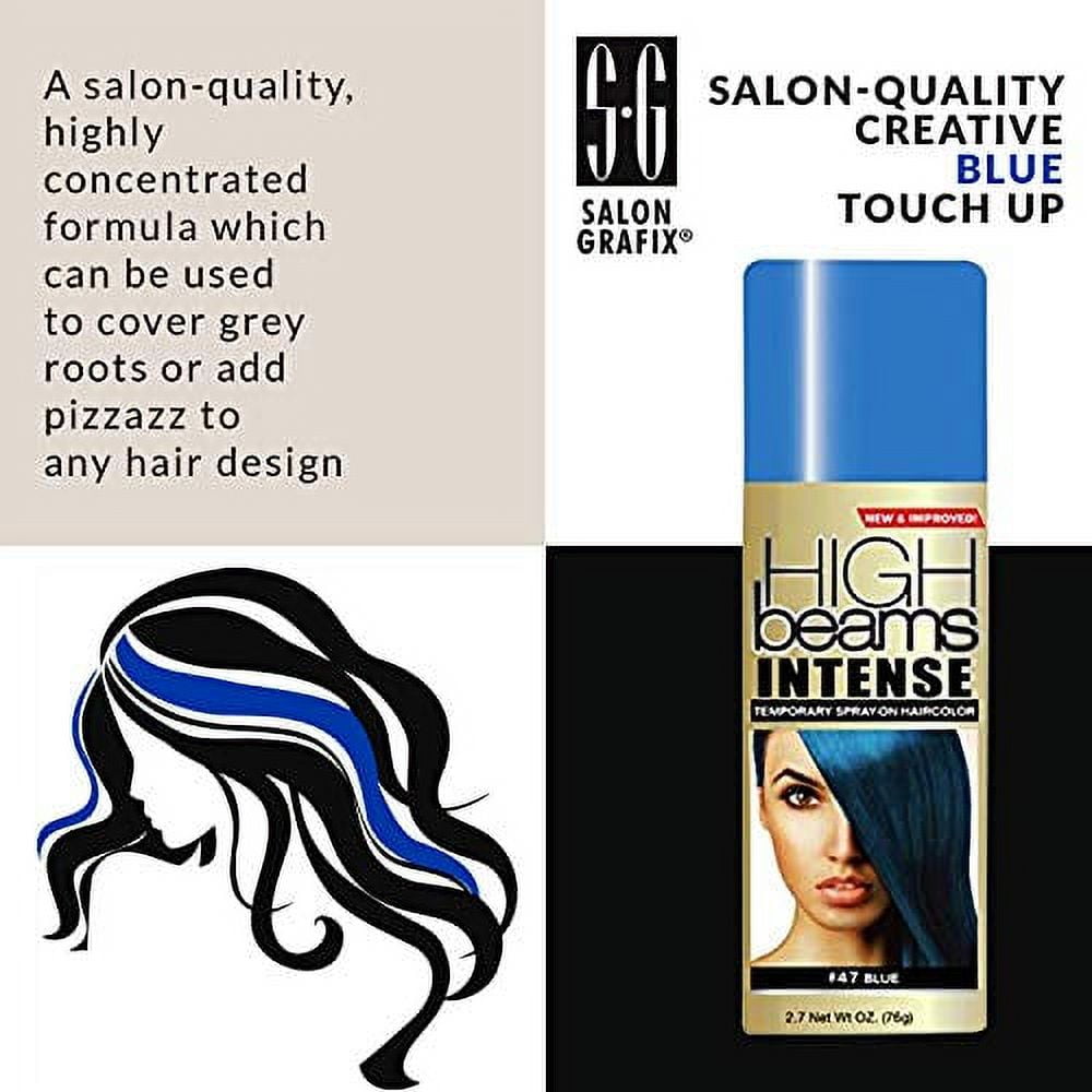 Just Home Blue Hair Highlighting Pop Up Foils 100 Sheets, Pre – Cut for  Bleaching, Coloring, Lightening, Styling, In-Built Dispenser for