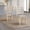 White Wash, variant on ACTU Classic Ladder Back Dining Chairs Set of 2, Solid Wood Upholstered Kitchen Chairs, White Wash