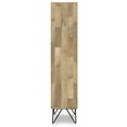 thumbnail image 3 of Simpli Home Hunter SOLID MANGO WOOD and Metal 64 inch x 24 inch Rectangle Modern Industrial Tall Bookcase in Natural, 3 of 11