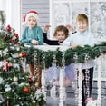 thumbnail image 5 of 98.4 Feet Christmas Tree Beads Garland Decoration, NOGIS Artificial Plastic Reflective Pearls Strands String Chain Beaded Roll (Silver), 5 of 7
