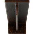 thumbnail image 3 of Ekena Millwork 3"W x 18"D x 2"H Heaton Hidden Support Steel Bracket w/ 14" Support Depth, Antiqued Copper, 3 of 11