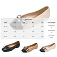 thumbnail image 3 of Gpaecead Women's Bow Ballet Flats Square Toe Cap Toe Knit Slip On Cushioned Comfortable Dressy Flats For Work And Casual Khaki, 3 of 6
