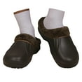 thumbnail image 2 of BdTemWBs Unisex Lined Clogs Line Garden Slippers House Home Winter Clogs Shoes Work Shoes Kitchen Shoes (Brown - Lined,13), 2 of 8