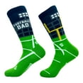 thumbnail image 2 of Men's Football Dad Socks Funny Cool Fathers Day Gift Foot Ball Lovers Footwear, 2 of 9