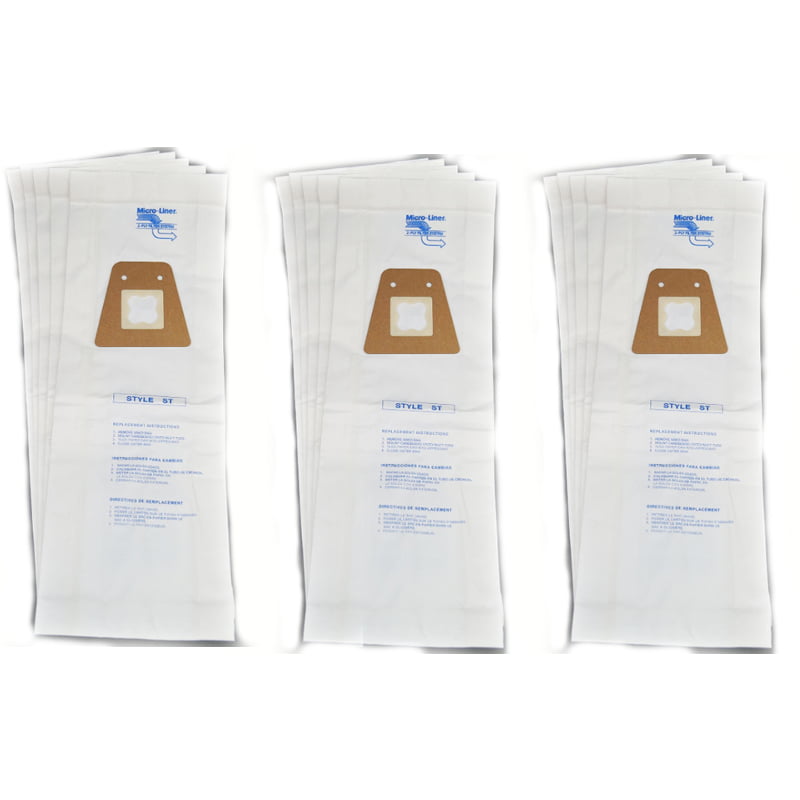 15 Style ST Vacuum Cleaner Bags for Sanitaire Eureka 63213A Home Cleaning System 
