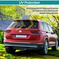thumbnail image 6 of Car Rear Window Sun Shade, IC ICLOVER Foldable UV Protection Sunshade, 39 x 20 inch Universal Cling on Mesh Back Window Visor, No Suction Cups Needed for Children Kids Baby Pet, 6 of 8