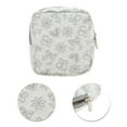 thumbnail image 4 of Unique Bargains 1 Pc Stylish Square Hearts Makeup Bag for Travel Gray Polyester, 4 of 6