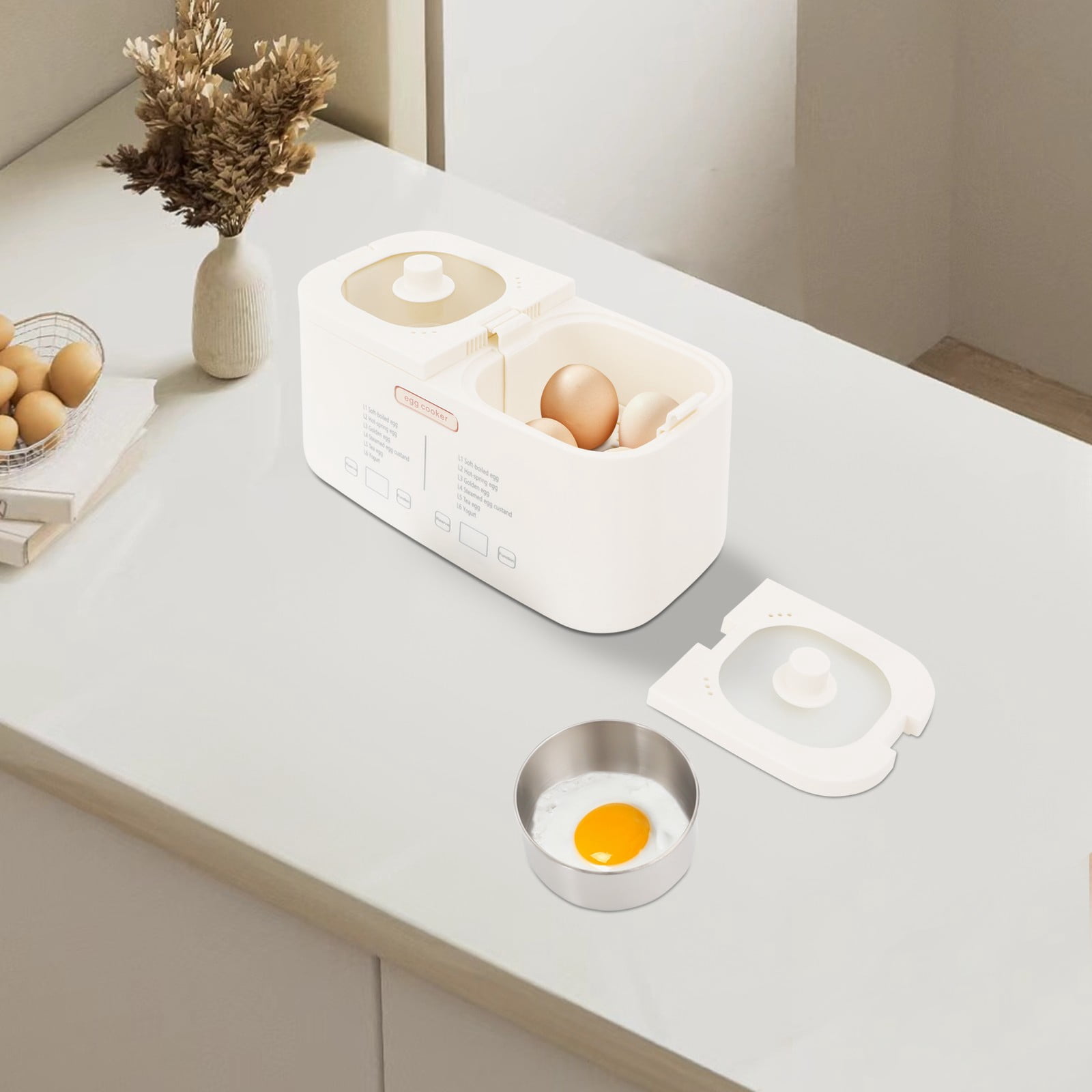 Egg Cooker Rapid Egg Cooker Egg Boiler with Auto Shut Off Feature