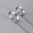 thumbnail image 3 of Juego de anillos ajustables para parejas, joyería de lujo para amantes, regalo para mujeres y hombres, regalos de vacaciones, 1 ud./par, 3 of 4