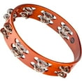 thumbnail image 2 of Meinl 10" Traditional Wood Tambourine with 2 Rows of Steel Jingles | TA2AB, 2 of 2