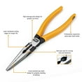 thumbnail image 2 of Gearwrench Pitbull Mixed Plier Set Dipped Handle 4Pc, 2 of 8