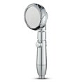 thumbnail image 1 of Cabezal de ducha de ABS de alta presión Pulverizador de parada de una tecla Baño de mano Lluvia Boquilla de pulverización para el hogar Gimnasio Accesorios de baño Plata Advancent HA009437-04, 1 of 3