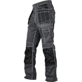thumbnail image 4 of Men’s Cargo Work Pants – Heavy Duty Safety Trousers with Reinforced Knees and Utility Tool Pockets Gray, 4 of 6