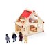 thumbnail image 1 of glow2B Spielwaren 1000006 Casa de muñecos con muebles y 4 muñecos de 9 Glow2B 78755200, 1 of 1