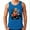 Blue, variant on Make America Great Again Super Donald Trump For President Printed Man Tank Top Soft and Comfy Tank Top, Lightweight Tank Top Color Royal blue 3X-Large