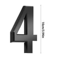 thumbnail image 1 of Feltree Gold Modern House Numbers Mailbox Numbers 0-9 Self-Adhesive Street Door Home Address Metal Numbers for Outside Or Inside Signs Easy Install, 1 of 8
