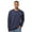 Navy 1PCS, variant on Tultex Men’s Crewneck Long Sleeve Sweatshirt, 80/20 Cotton/Polyester Fleece Winter Sweater (Black, L)