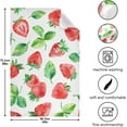 thumbnail image 3 of Kitchen Dish Towels, Watercolor Strawberry Kitchen Towels Set of 6 Super Soft Absorbent Dish Towels Set Microfiber Polyester Kitchen Dish Cloths Decorative Tea Towels, 28"x18", 3 of 7