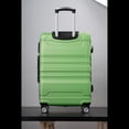 thumbnail image 2 of Topcobe 3-Piece Luggage Sets, Expandable ABS Hardshell Suitcase Sets, 20" / 24" / 28", Apple Green, 2 of 10