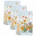 thumbnail image 2 of Cats Flowers Kitchen Towels Set of 3, Spring Floral Elegant Pastoral Absorbent Dish Towels for Kitchen, Microfiber Hand Towel, Quick Drying Tea Towel for Cleaning Decorative Dishcloths, 2 of 7