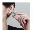 thumbnail image 3 of Aretes Circulares Plata 925 Xtellar Con Multicolor Gemas Elegancia, 3 of 4
